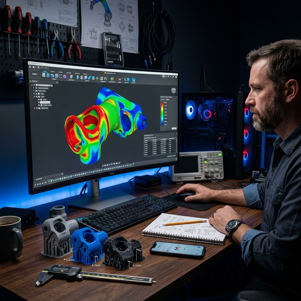DFM Analysis on a CAD Workstation